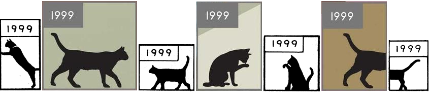 cat content from Here (Richard McGuire)